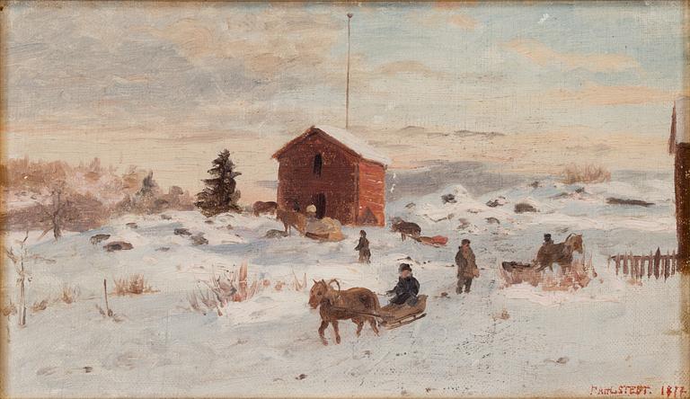 FREDRIK AHLSTEDT, NÄLKÄTALVI 1872.