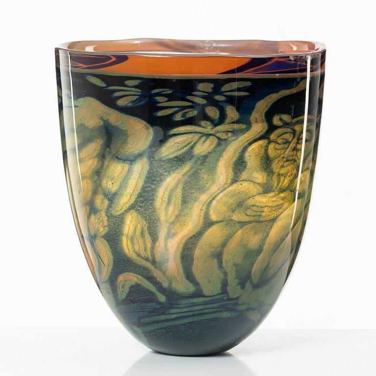 Eva Englund, vas, glas, graal, Orrefors 1989.