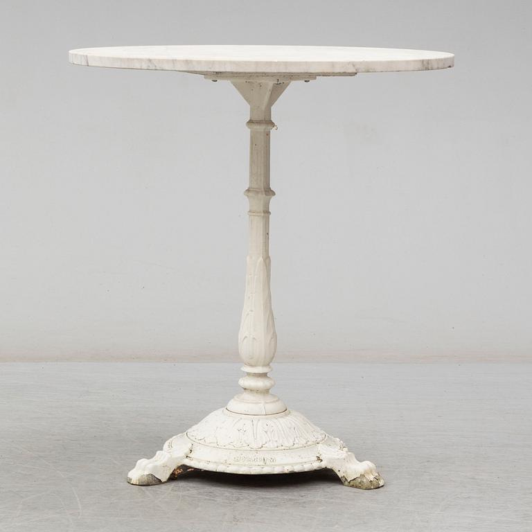 TRÄDGÅRDSBORD, Byraums Bruk, 1900-talets andra hälft.