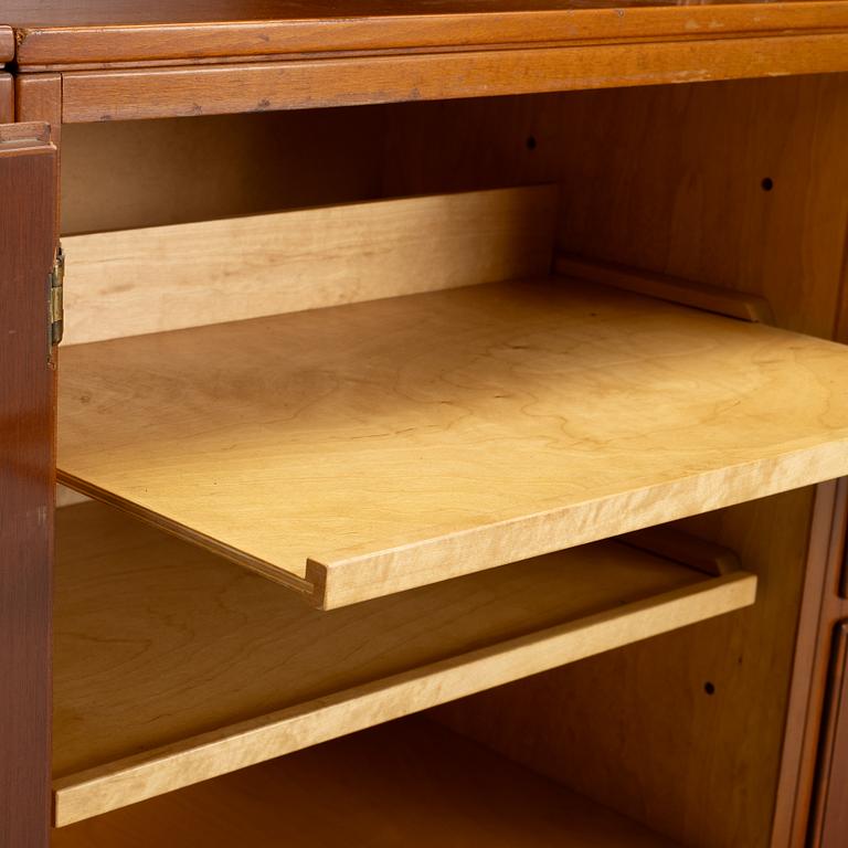 David Rosén, bookcases, 3 pcs, Nordiska Kompaniet, 1950s.