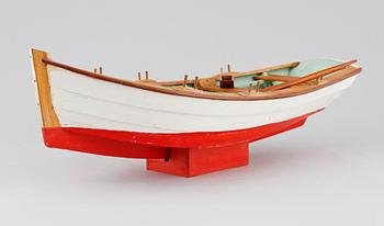 A boat model, 20th century.