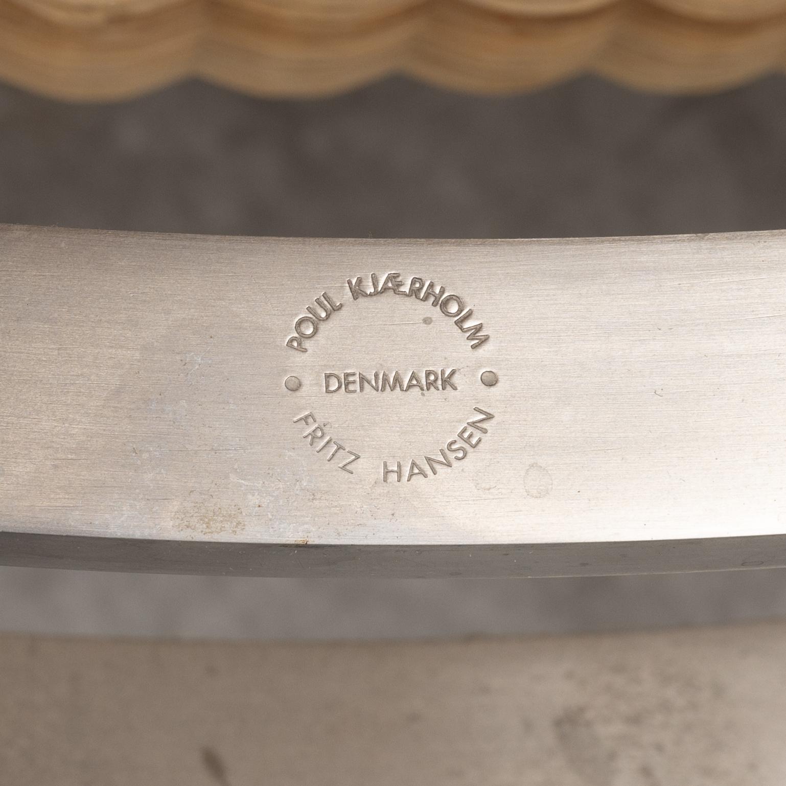 Poul Kjaerholm, armchair, PK-22, Fritz Hansen Denmark.