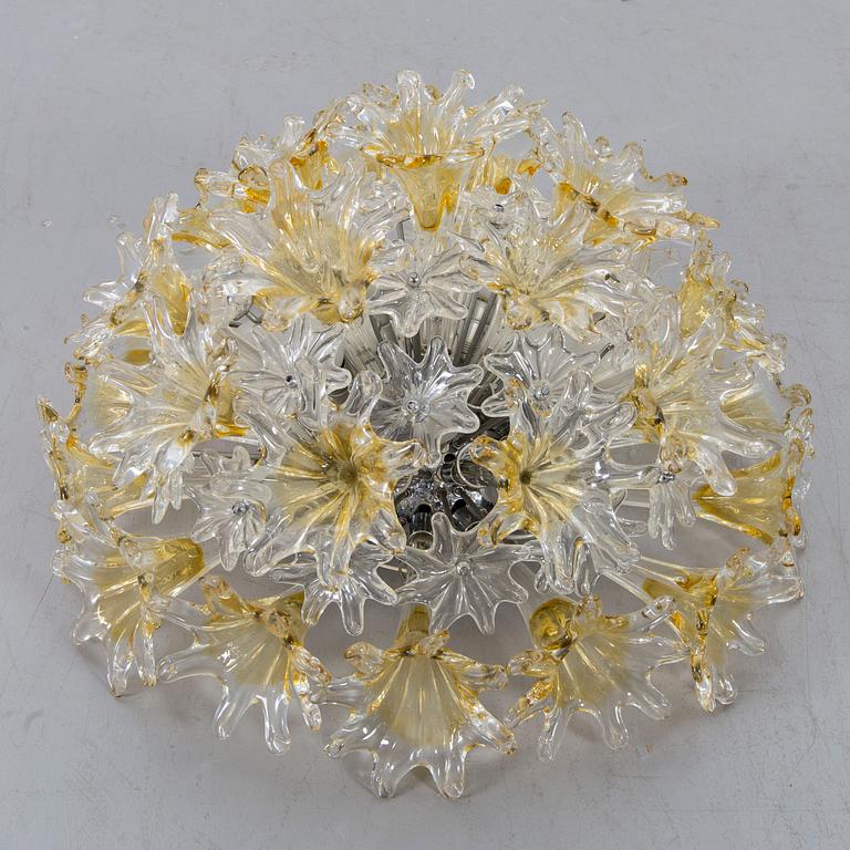 CEILING LAMP. Murano Venini.