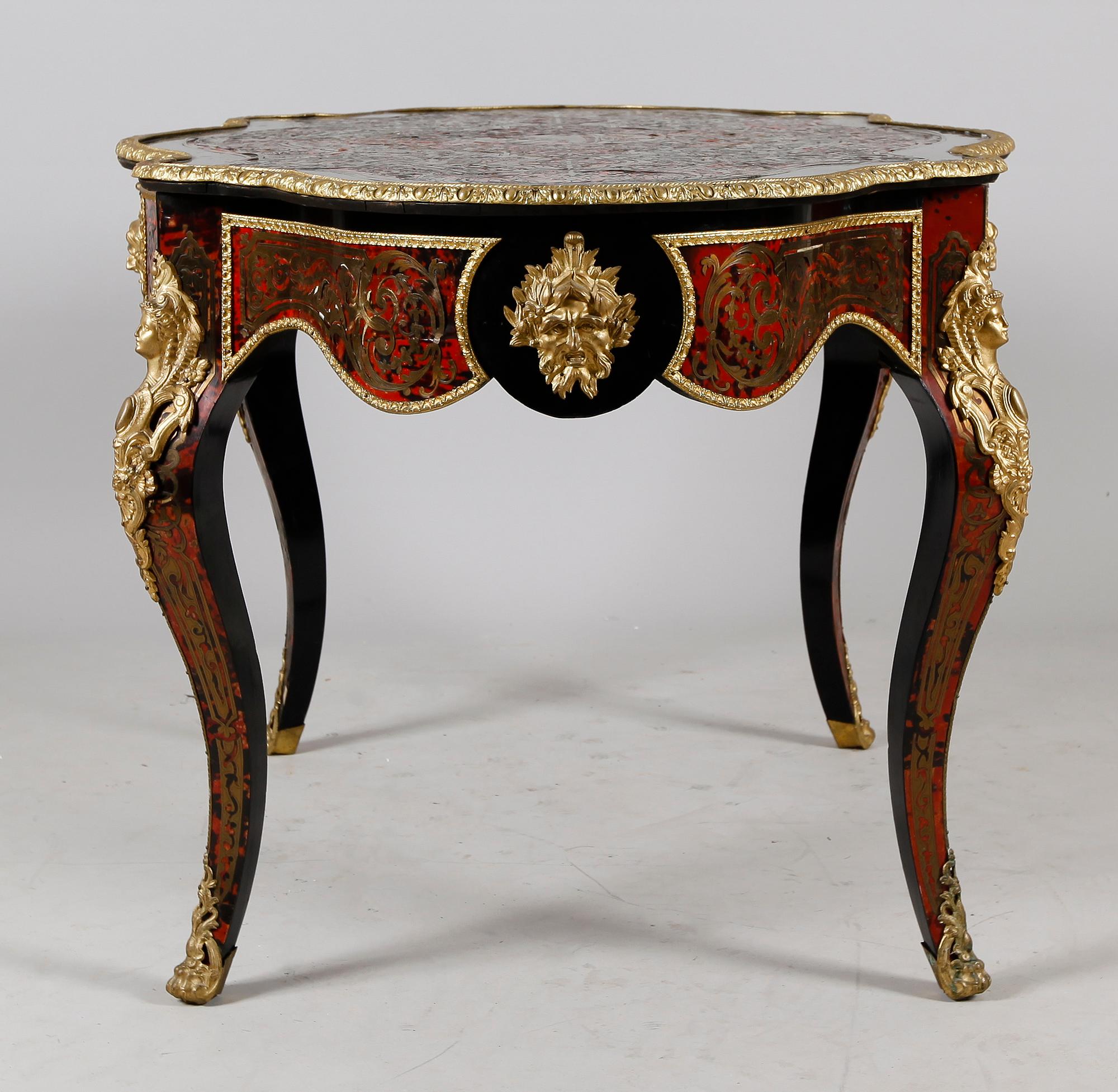 SKRIVBORD, boullearbete, Frankrike, 1800-talets mitt.