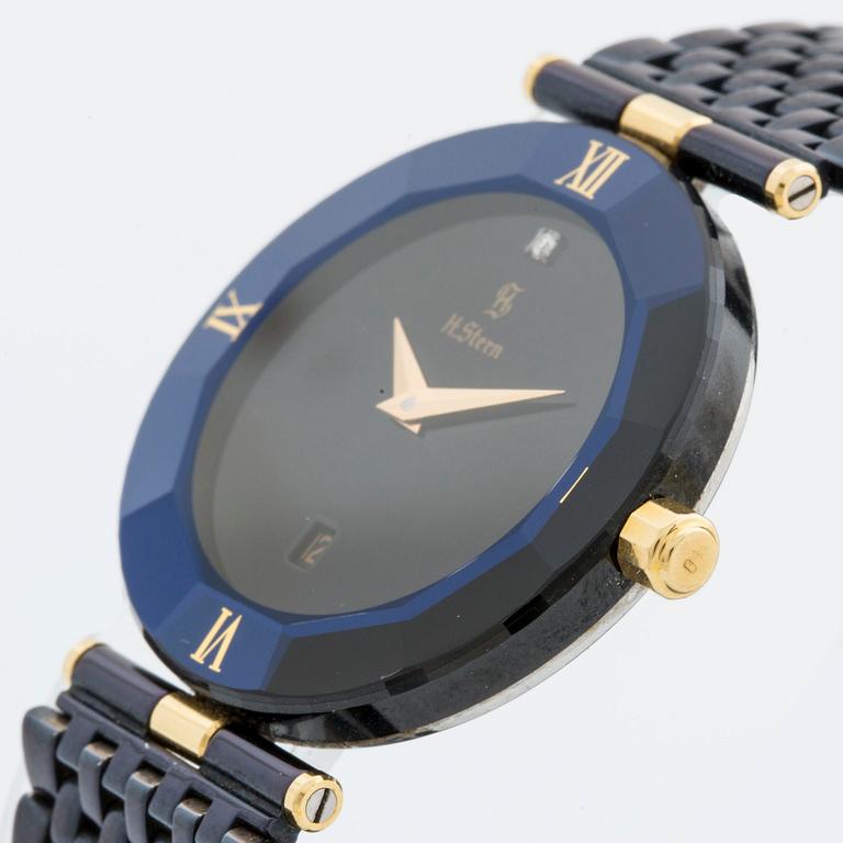 WRISTWATCH, H Stern, Sapphire collection, diameter 30 mm.