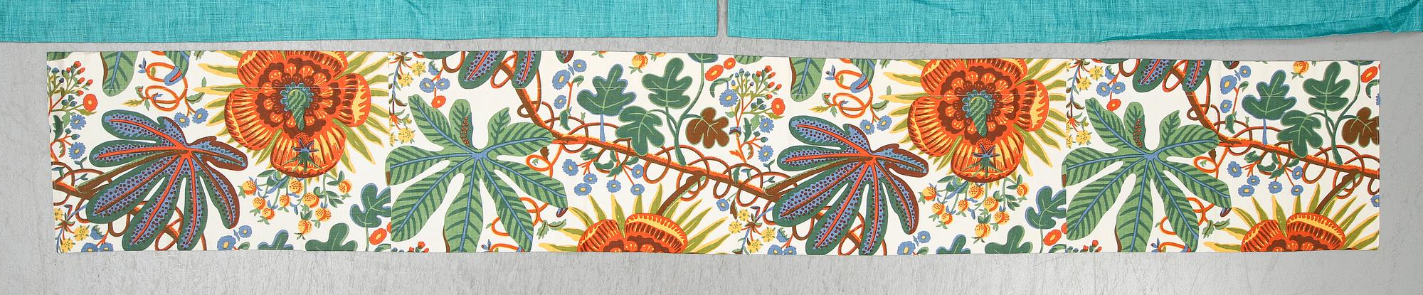 Firma Svenskt tenn, curtaina and a valance, contemporary.