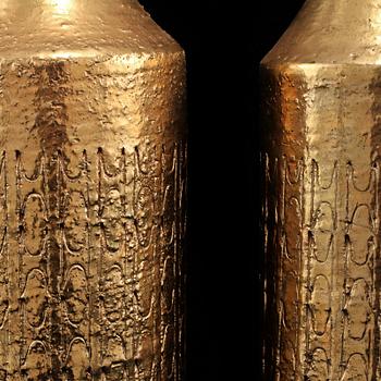 BORDSLAMPOR, ett par, Bergboms, 1900-talets andra hälft.