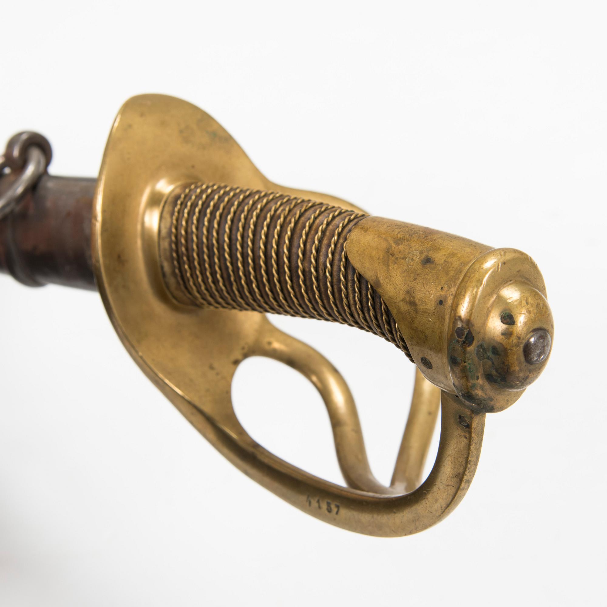 A French cavalry sabre model 1822.
