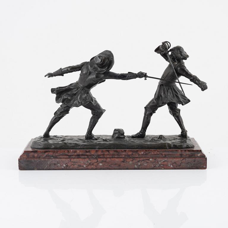 Edouard Drouot, skulptur, brons, signerad.