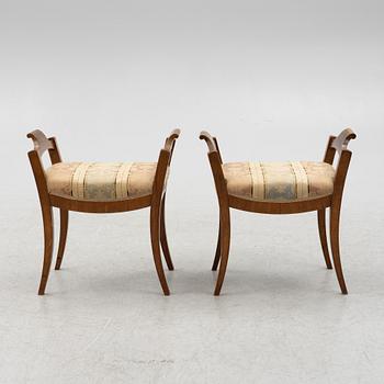 Banquets, a pair, Karl Johan, first half of the 19th century.