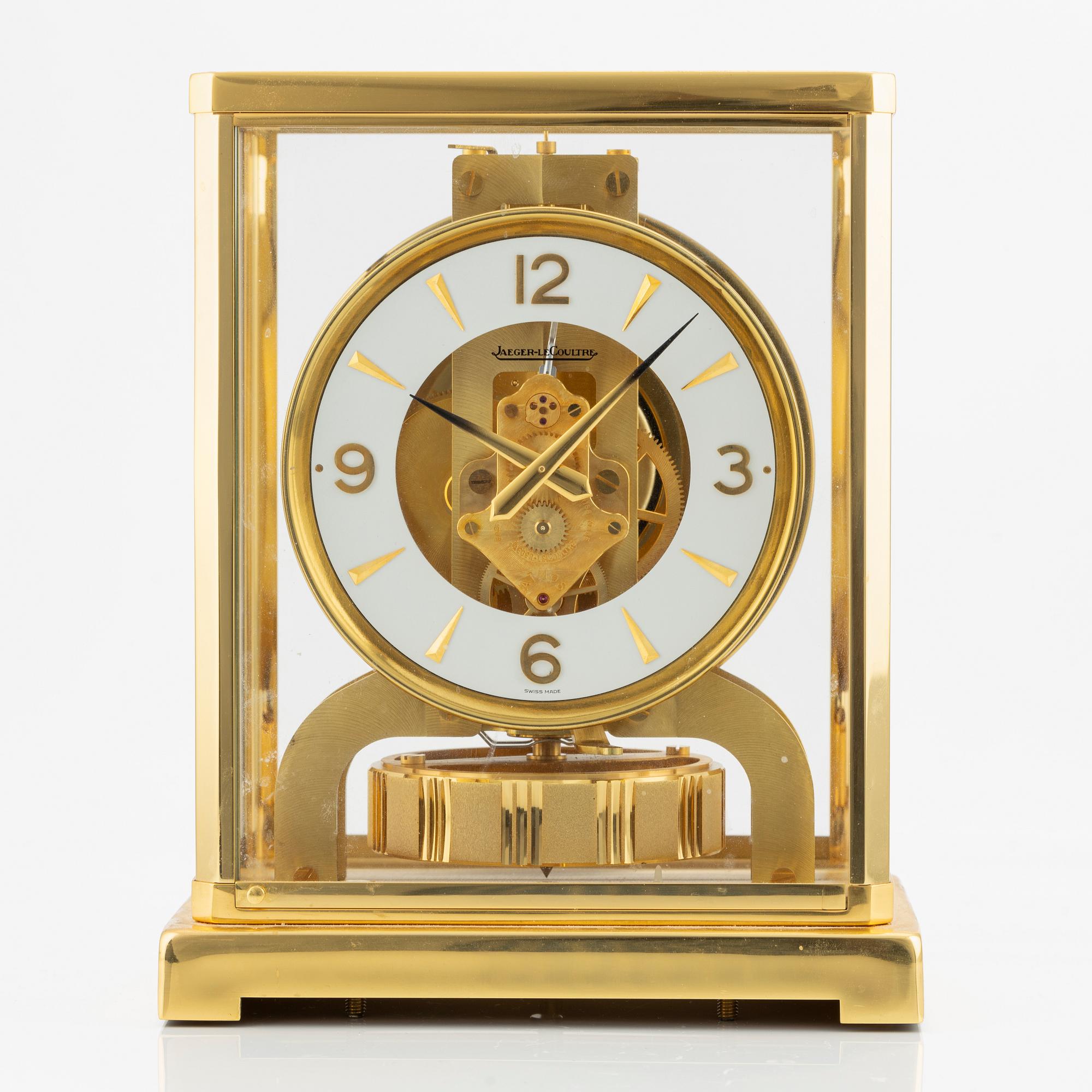 Jaeger-LeCoultre, Atmos table clock, 1970s.