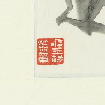 Hao Aiping, "Spring rain" and "Falling leaves".