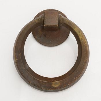 A first half of the 20th century bronze door knocker.