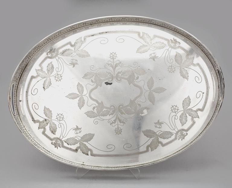 BRICKA, pläter, A.G Dufva, Stockholm, 1800-tal.