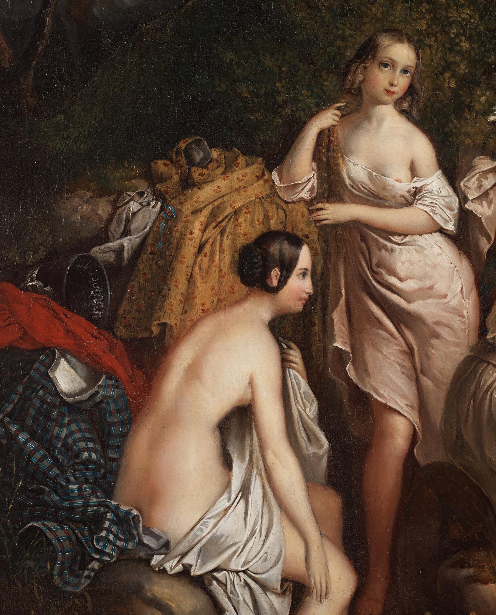 Kilian Zoll, "Badande kvinnor" (Susanna and the Elders).