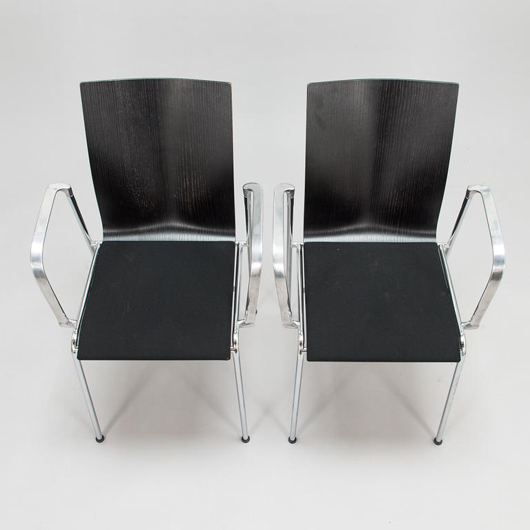 Erik Magnussen, Four "Chairik" chairs. Engelbrechts, Denmark.