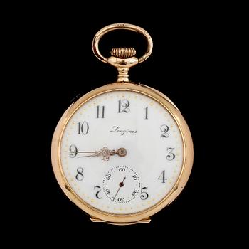 FICKUR, 14 k guld, Longines, 1900-talets första hälft.