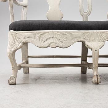 Rococo sofa, mid-18th century.