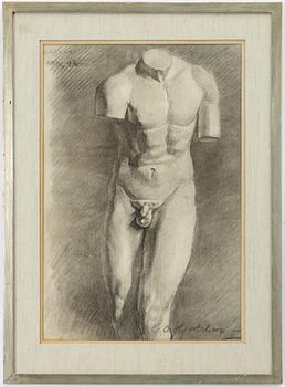 Olle Hjortzberg, Pencil study.