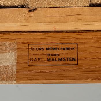 MATGRUPP, 6+1 delar, "Calmare nyckel", Carl Malmsten, Åfors möbelfabrik.