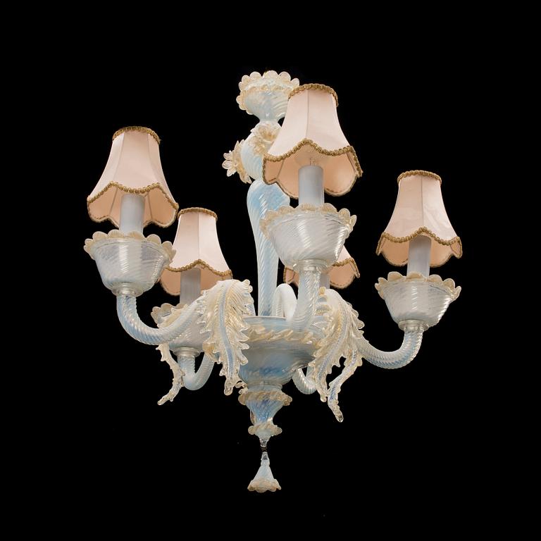 TAKKRONA, Murano. Höjd 65 cm.
