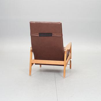 FÅTÖLJ med FOTPALL, Trensum, 1960-tal.