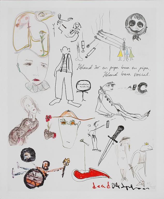 OLLE LJUNGSTRÖM, grafiskt blad, signerat och numrerat 63/425.