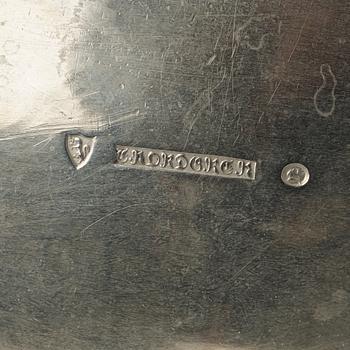 A Swedish late Empire tea pot by Erik Nordgren (Jönköping 1817-47).