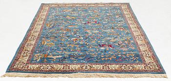 An oriental carpet, circa 274 x 186 cm.