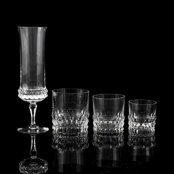 INGEBORG LUNDIN, glas, 29 st  "Silvia", Orrefors, modellen formgiven 1957.