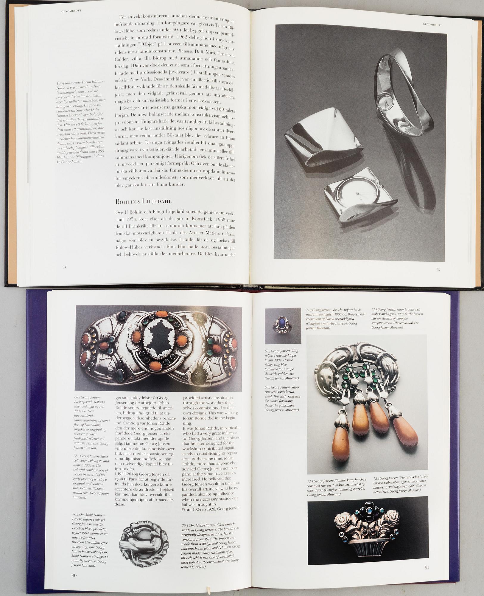 BOOKS, 11 vol. About Jewelry.