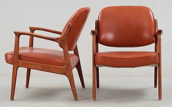 KARMSTOLAR, ett par, "Domus", Inge Andersson för Bröderna Andersson, 1960-tal.