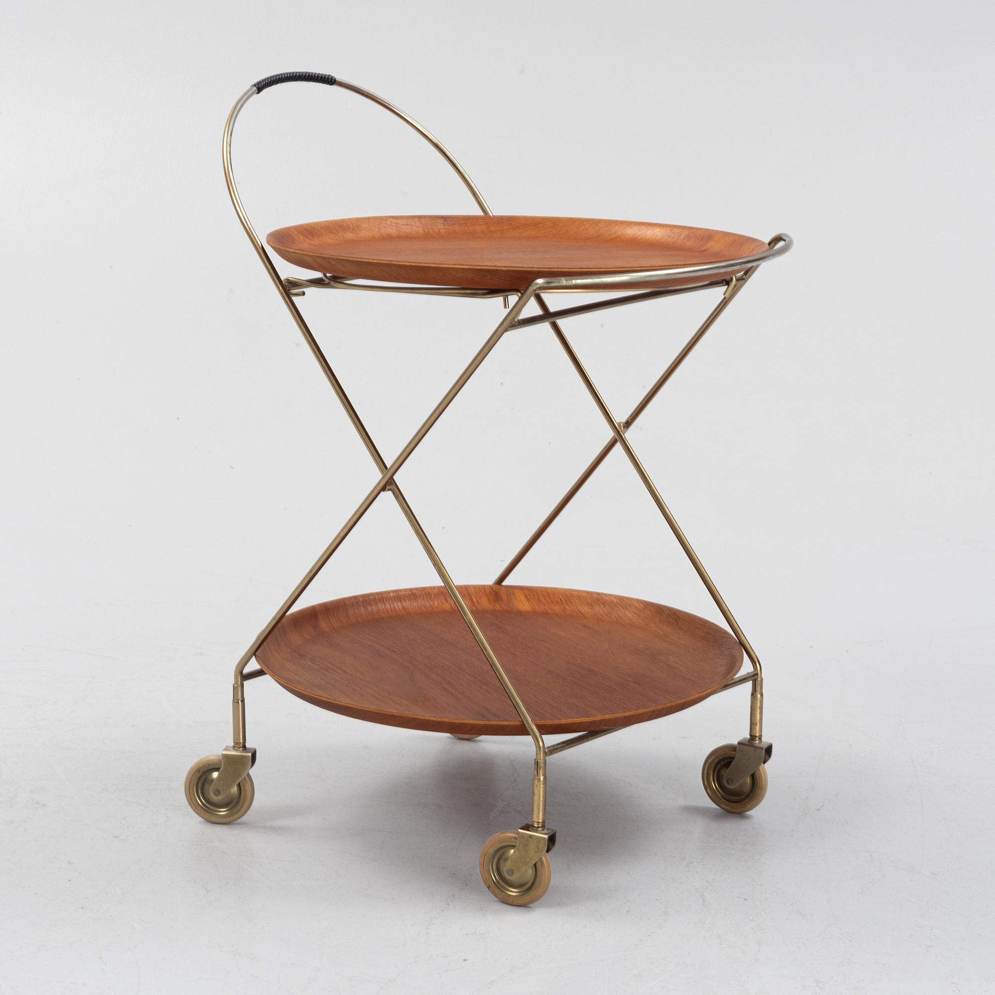 Serving cart, Åry, mid-20th century.