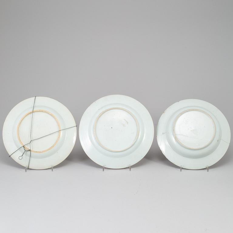 PARTI, porslin, åtta delar, kompaniporslin. Qingdynastin, Qianlong.