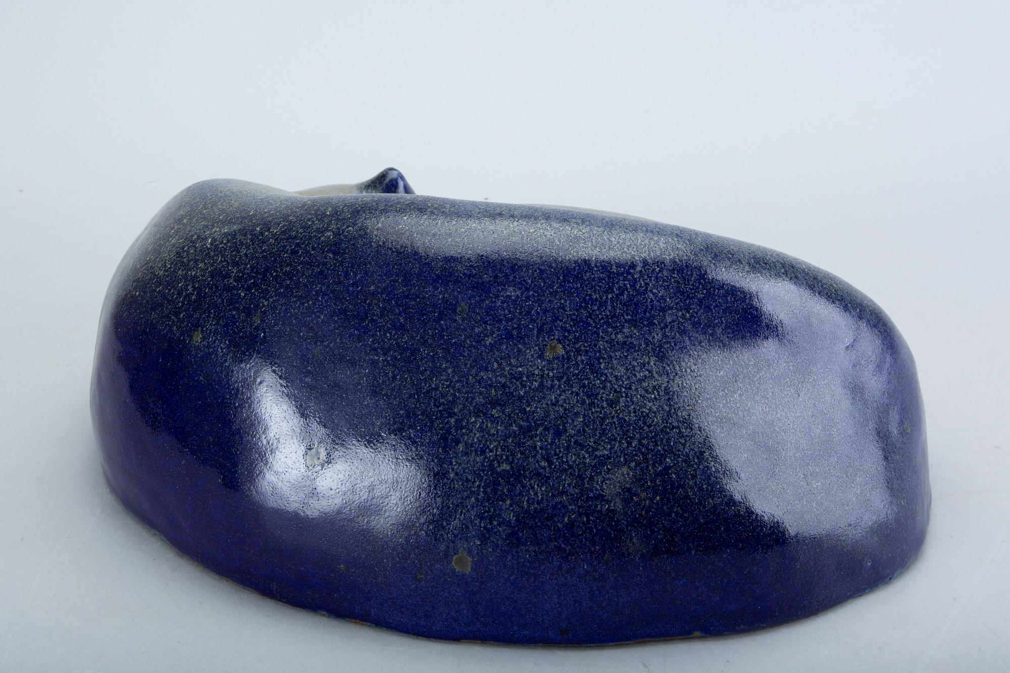 Ulla Kraitz, a signed ceramic sculpture.