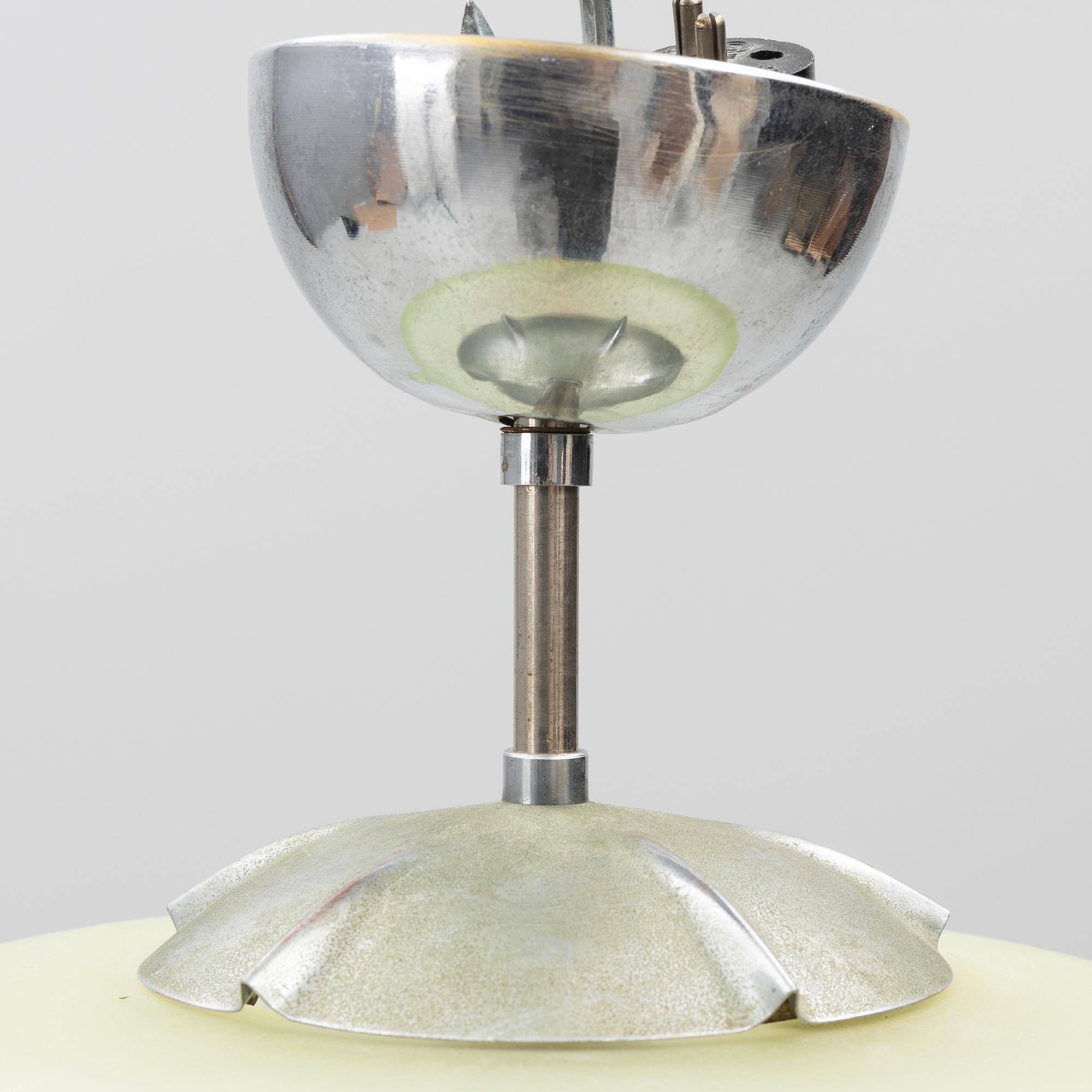 Ceiling lamp. Model A2905. Elektriska AB, Chr Bergh & Co/Cebe for Asea. 1940s.
