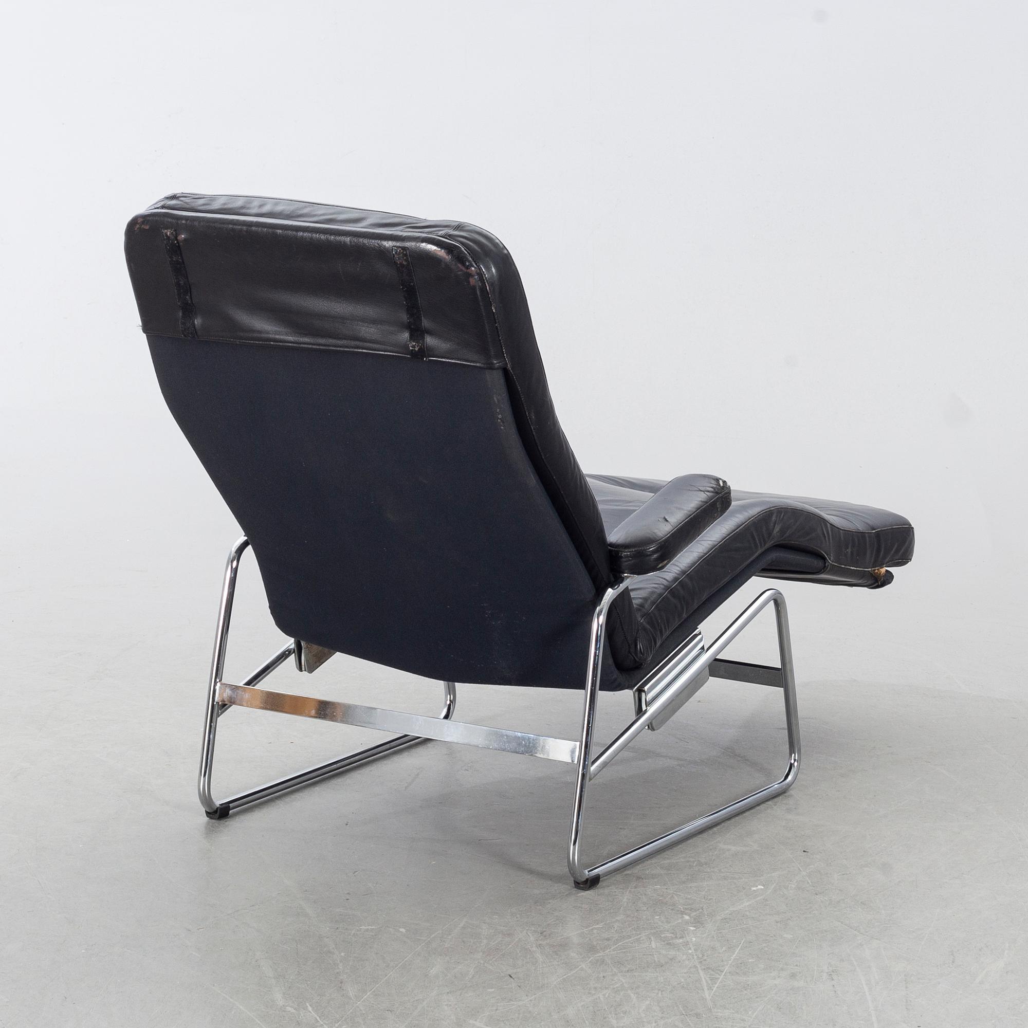 SAM LARSSON, fåtölj, "Fenix", DUX, 1980-tal.