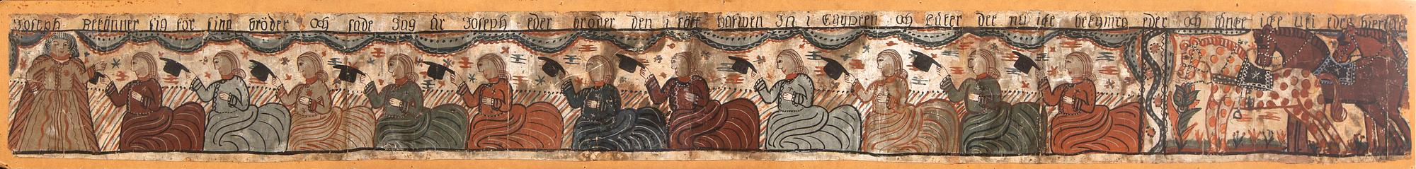Bonadsmålning, Allmoge, 1700-1800-tal.
