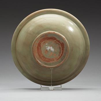 A celadon dish, Ming dynasty (1368-1644).