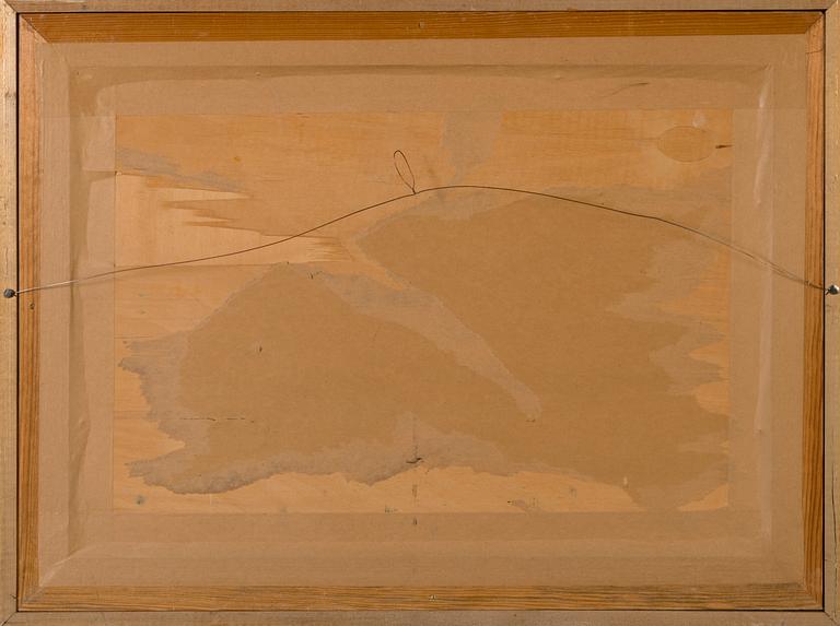 INA SJÖSTRÖM, olja på pannå, signerad.