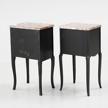 SÄNGBORD, 2st, 1900-talets andra hälft.