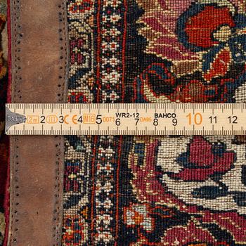 A pictoral Kashan rug, Central Persia, Souf, c. 201 x 142 cm.