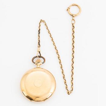 Pocket watch, hunter, 51 mm.