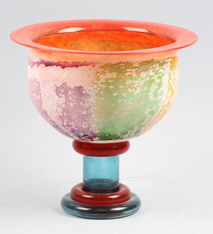 SKÅL PÅ FOT, glas, Kosta Boda.