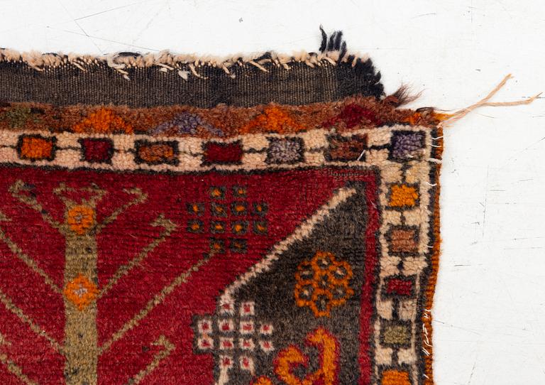 An antique, central Anatolian yastik fragment, c. 113 x 53 cm.