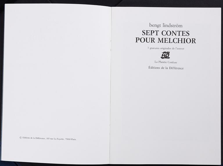 Bengt Lindström, "Sept Contes por Melchior" / "Sju sagor för Melchior".