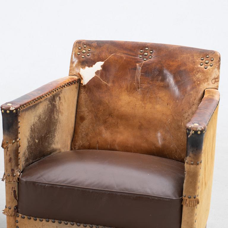 Armchairs, a pair Swedish Modern 1940s.