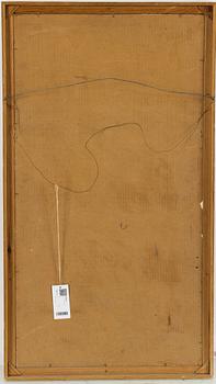 SVEN X:ET ERIXSON, mixed media on masonite, signed Sven Erixson.