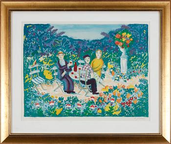 LENNART JIRLOW, lithograph in colours, signed L. Jirlow and numbered 293/300 with pencil. Executed in 1989.