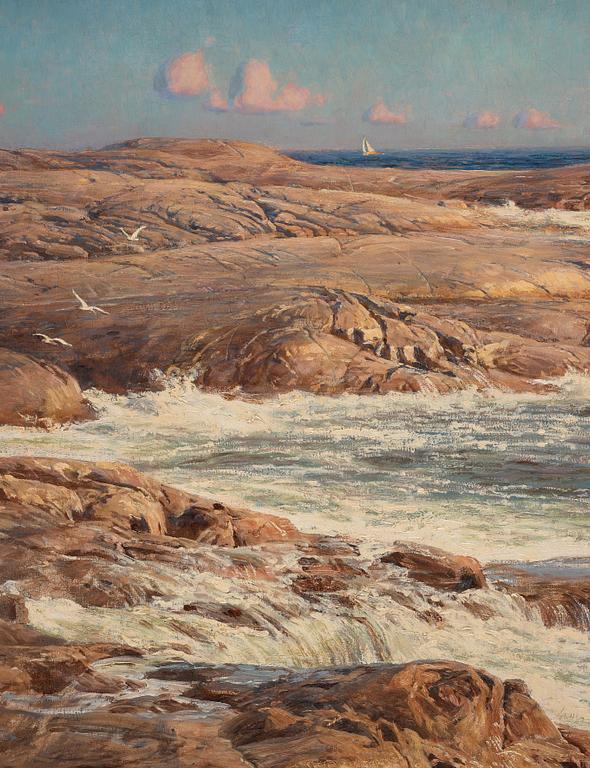 Johan Krouthén, Rocks by the sea, Marstrand.